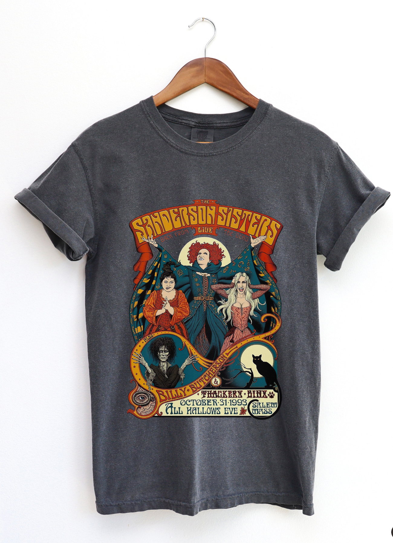 Sanderson Sisters inspired Halloween shirt in Charcoal