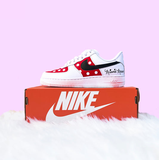 Custom Minnie Mouse on AF1 YOUTH SIZES/BIG KIDS SIZING